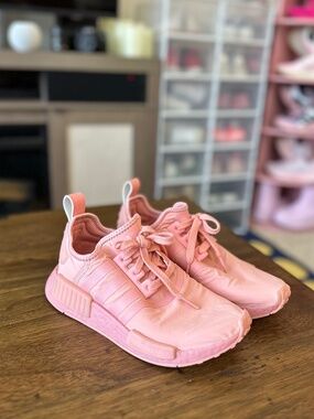 Adidas NMD_R1 Monochrome Pink Boost Sneakers - Women's size 6